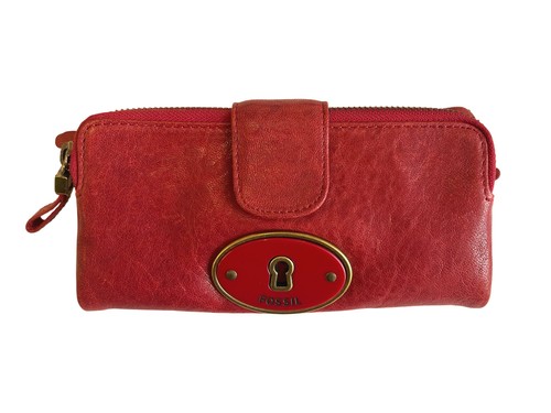 Vintage fossil red genuine - vintage,