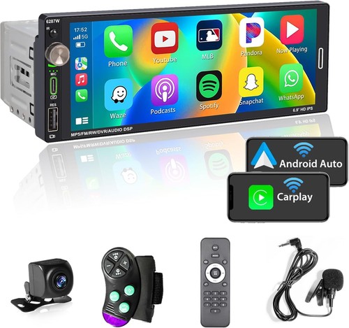 Single din wireless apple - single,