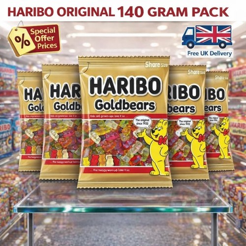 Haribo gold bears 140 sugar - bears,