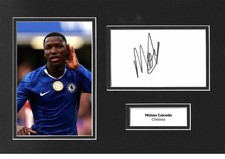 Moises Caicedo Signed 12x8