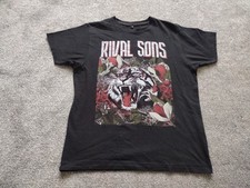 Rival Sons European Tour 2019 Black T Shirt Size M cotton Continental Brand