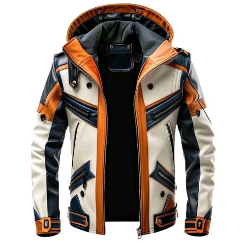 Mens navy blue white - white, punk