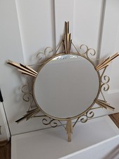 Vintage Gold Sunburst Wall