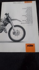 KTM 2014 - 125 200 250 300 EXC SIX DAYS XC-W - OWNERS MANUAL USER GUIDE