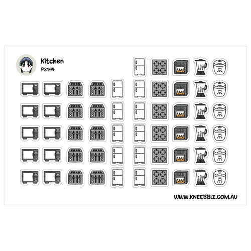 Kitchen appliances stickers - kitchen,
