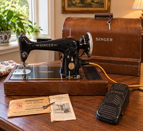 Singer 201k vintage sewing - singer,