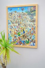 Wooden frame for 1000 - wooden,