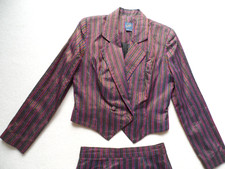 Monsoon Twilight Silk Stripe Suit UK 12 - like UK 10. Great condition