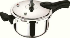QUALITY STAINLESS STEEL PRESSURE COOKER INDUCTION BASE KITCHEN COOKER STEAMER
