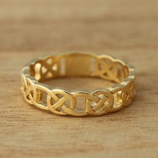 Yellow Gold Plated on Real 925