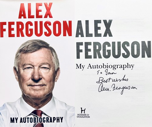 Alex ferguson hand signed - ferguson,