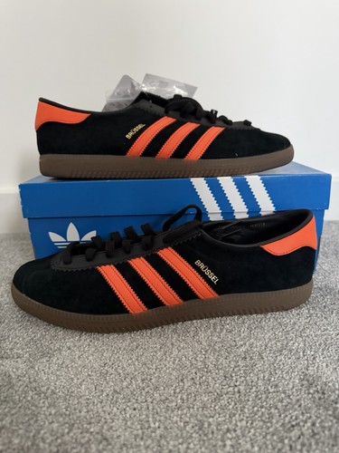 Adidas brussels black orange - brussels, black/orange