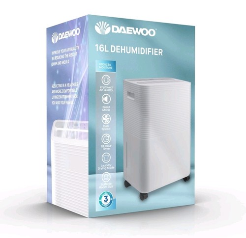 Daewoo 16l dehumidifier - daewoo,