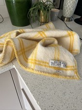 melin tregwynt Pram Cot Blanket Pure New Wool 91cm X 61cm
