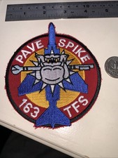 163rd TFS PAVE SPIKE USAF PATCH