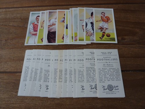 Chix famous footballers - famous, cards