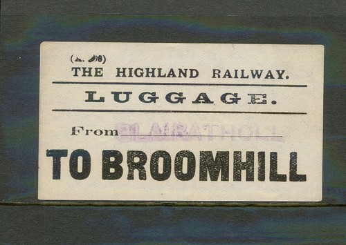 Highland railway luggage - highland,