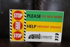 RARE 1950s PIGS HOG FARM DUROC