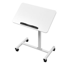 Overbed Table Hospital Over Bed Table with Wheel Height Adjustable Tiltable Desk