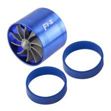 F1-Z 2.5'' Universal Turbo Single Fan Air Intake Fuel Saver Fan Turbonator Fuel
