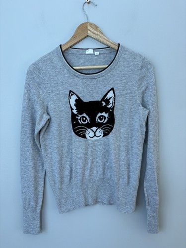 Gap cat face knit jumper - cat, size