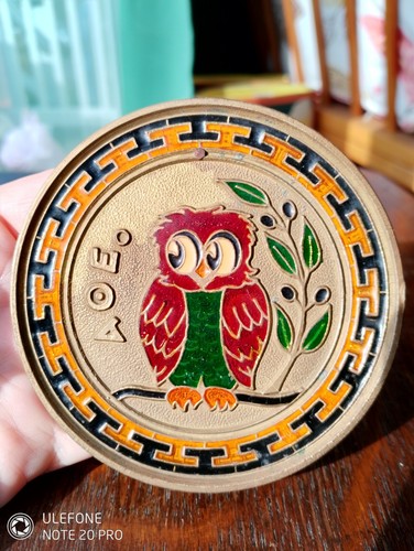 Vintage greek athena owl - athena,