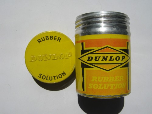 Vintage dunlop rubber solution - dunlop,