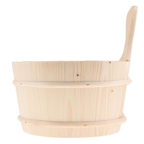 Sauna wooden bucket pail - sauna,