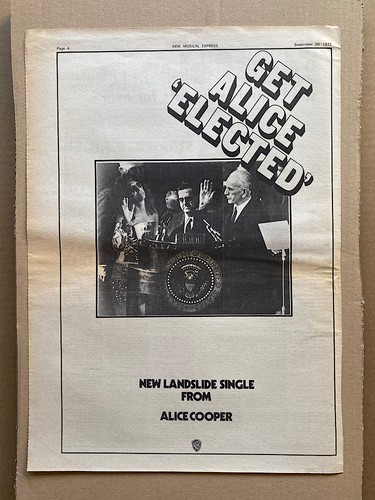 Alice cooper elected poster - -,