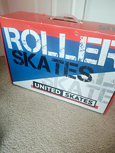 United skates blue camo - blue, quad
