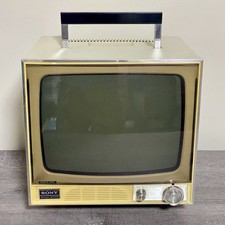 Vintage Sony TV-110 UK Black &