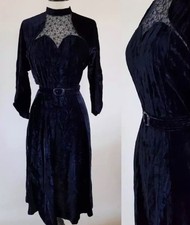 Original Vintage 1940s navy