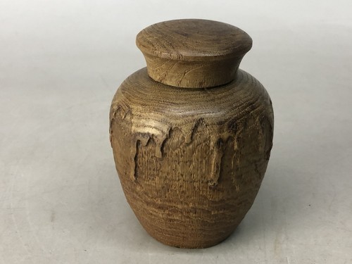 Y8532 tea caddy wood - y8532, carving
