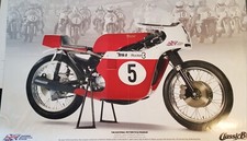 BSA Rocket 3 Racing Motorcycle poster Classic Bike NMMuseum Orginal