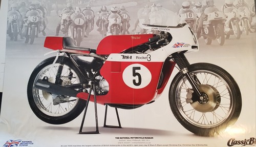 Bsa rocket racing poster - bsa,
