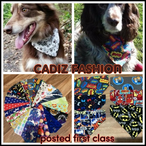 Handmade dog bandana slide - handmade,