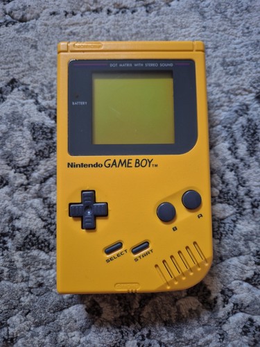 Original gameboy yellow with - yellow,