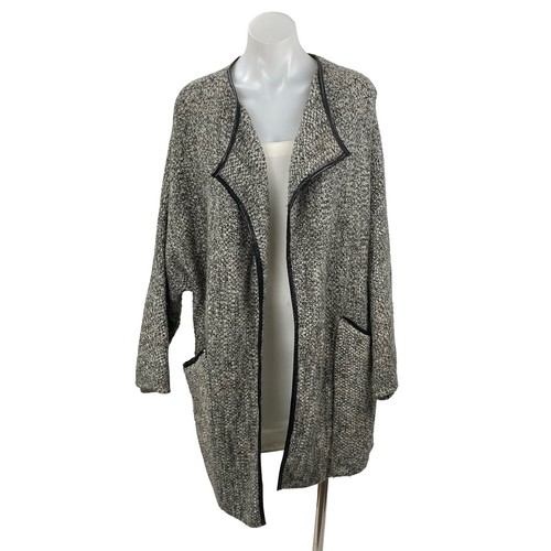 Zara women marled gray wool - zara,