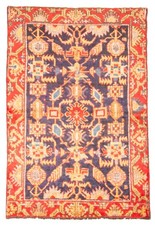 Vintage Hand-Knotted Area Rug