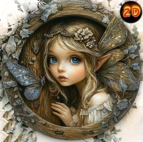 Enchanted fairy decorative - fairy,