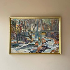 Expressive vintage landscape