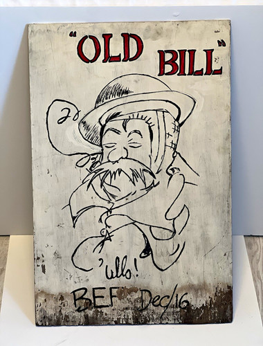 Ww1 old bill painting - ww1,