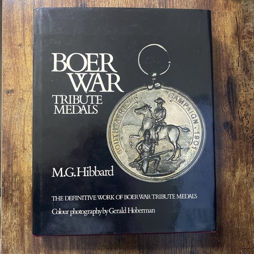 Book boer war tribute medals - book,,