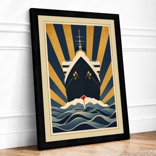 Maritime sunrise art - sunrise,