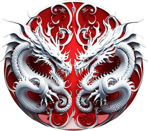 White red couple - couple, wall
