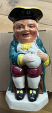 Burlington Ware J. Shaw& Sons Ltd. Large Toby Jug- Boozer-Crazing