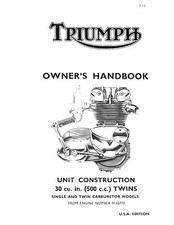 Triumph Owners Manual Book