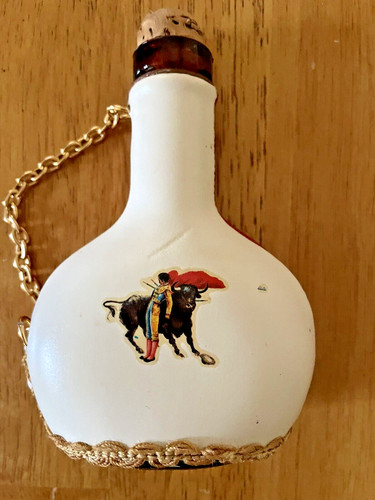Leather covered bottle - leather,
