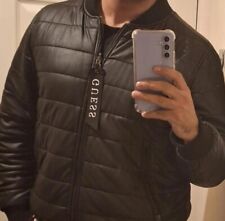 Mens Guess Reversible Bomber Jacket Size M. Purchase Price £150. In Great Condit