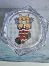 Christmas Kitty In A Stocking